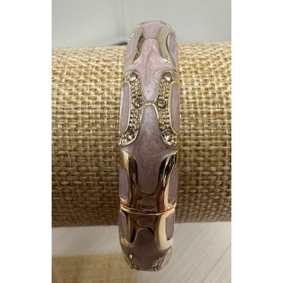 Sequin Jewelry - Sequin Nordstrom Colorful Mid-Thin Gold Tone Enamel Hinge Bangle $33 NWOT #13